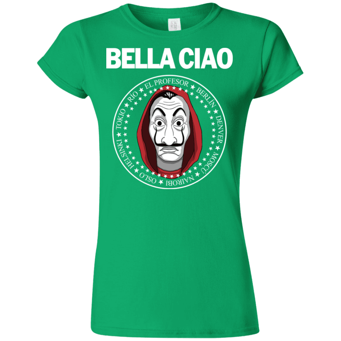 T-Shirts Irish Green / S Bella Ciao Junior Slimmer-Fit T-Shirt