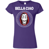 T-Shirts Purple / S Bella Ciao Junior Slimmer-Fit T-Shirt