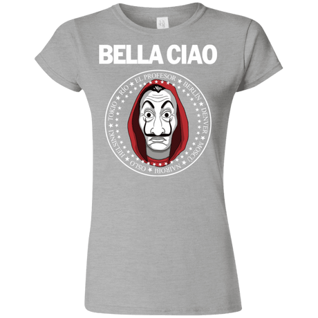 T-Shirts Sport Grey / S Bella Ciao Junior Slimmer-Fit T-Shirt