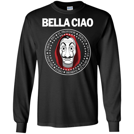 T-Shirts Black / S Bella Ciao Men's Long Sleeve T-Shirt