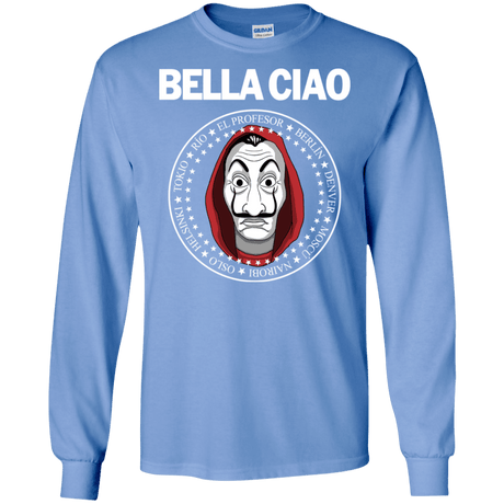 T-Shirts Carolina Blue / S Bella Ciao Men's Long Sleeve T-Shirt