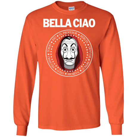 T-Shirts Orange / S Bella Ciao Men's Long Sleeve T-Shirt