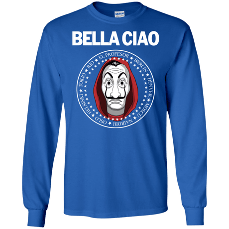 T-Shirts Royal / S Bella Ciao Men's Long Sleeve T-Shirt