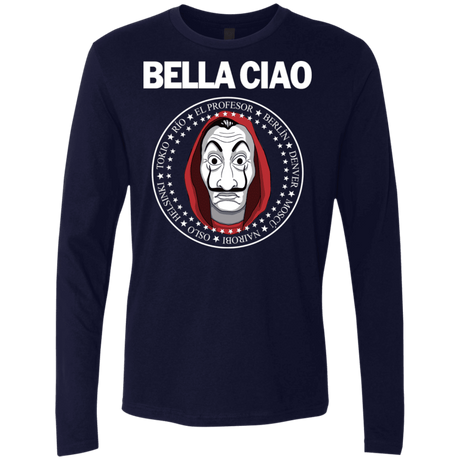T-Shirts Midnight Navy / S Bella Ciao Men's Premium Long Sleeve