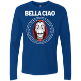 T-Shirts Royal / S Bella Ciao Men's Premium Long Sleeve