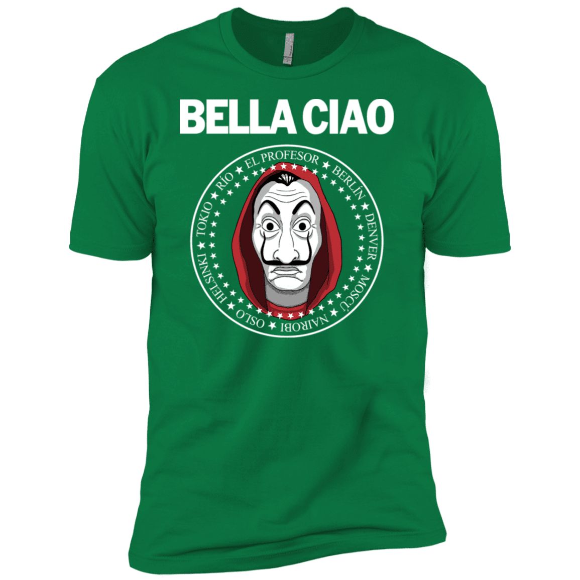 T-Shirts Kelly Green / X-Small Bella Ciao Men's Premium T-Shirt