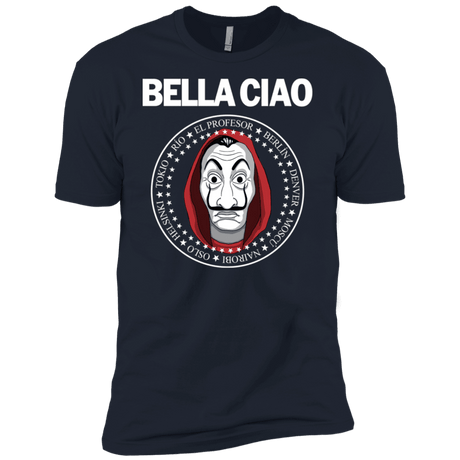 T-Shirts Midnight Navy / X-Small Bella Ciao Men's Premium T-Shirt