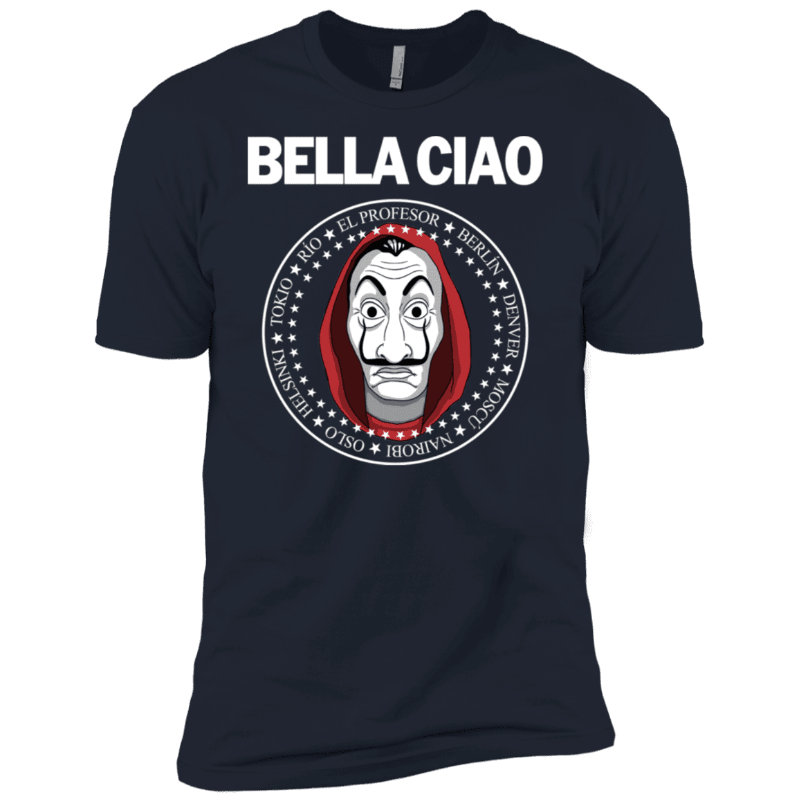 T-Shirts Midnight Navy / X-Small Bella Ciao Men's Premium T-Shirt