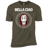 T-Shirts Military Green / X-Small Bella Ciao Men's Premium T-Shirt