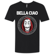 T-Shirts Black / X-Small Bella Ciao Men's Premium V-Neck
