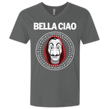 T-Shirts Heavy Metal / X-Small Bella Ciao Men's Premium V-Neck