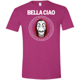 T-Shirts Antique Heliconia / S Bella Ciao Men's Semi-Fitted Softstyle