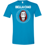 T-Shirts Sapphire / S Bella Ciao Men's Semi-Fitted Softstyle