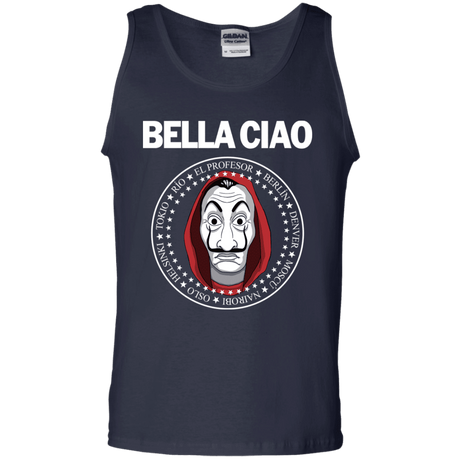 T-Shirts Navy / S Bella Ciao Men's Tank Top