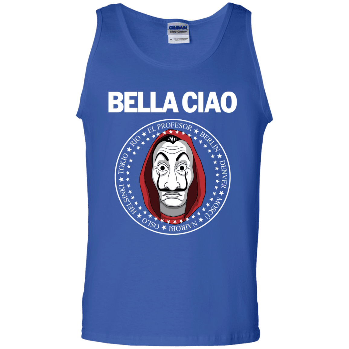 T-Shirts Royal / S Bella Ciao Men's Tank Top