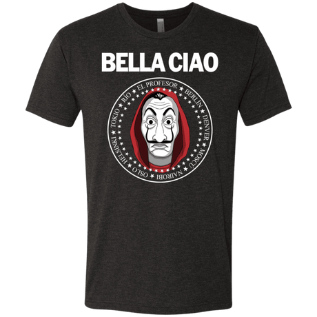 T-Shirts Vintage Black / S Bella Ciao Men's Triblend T-Shirt