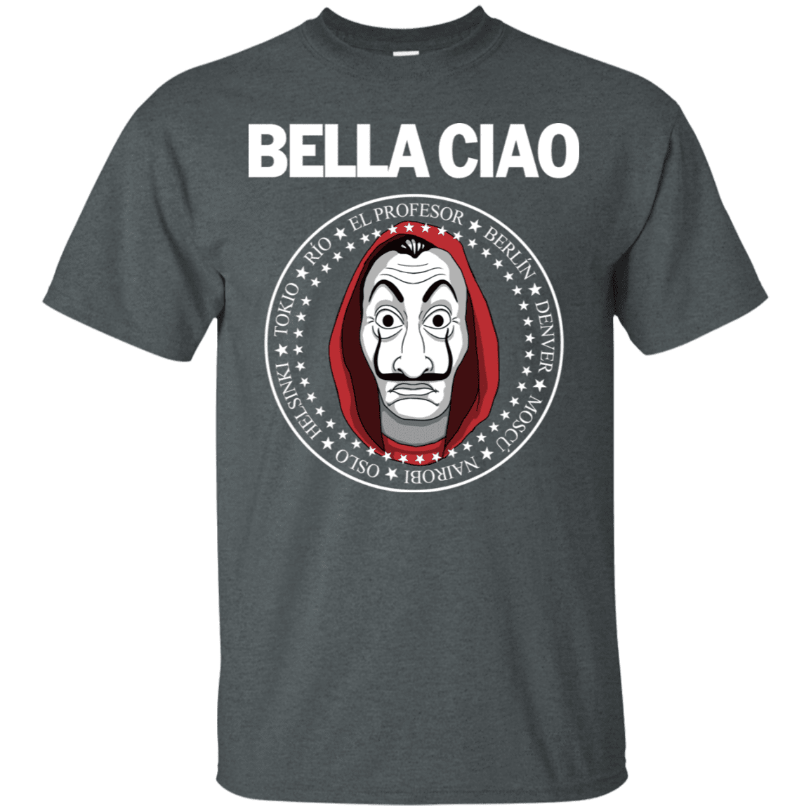 T-Shirts Dark Heather / S Bella Ciao T-Shirt