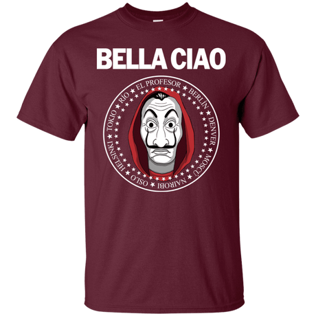 T-Shirts Maroon / S Bella Ciao T-Shirt