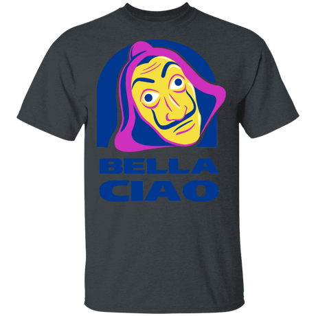 T-Shirts Dark Heather / S Bella Ciao Tacos T-Shirt