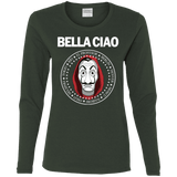 T-Shirts Forest / S Bella Ciao Women's Long Sleeve T-Shirt