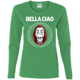 T-Shirts Irish Green / S Bella Ciao Women's Long Sleeve T-Shirt