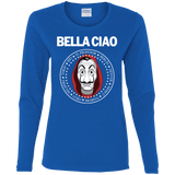 T-Shirts Royal / S Bella Ciao Women's Long Sleeve T-Shirt