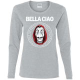 T-Shirts Sport Grey / S Bella Ciao Women's Long Sleeve T-Shirt