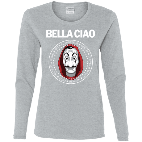 T-Shirts Sport Grey / S Bella Ciao Women's Long Sleeve T-Shirt