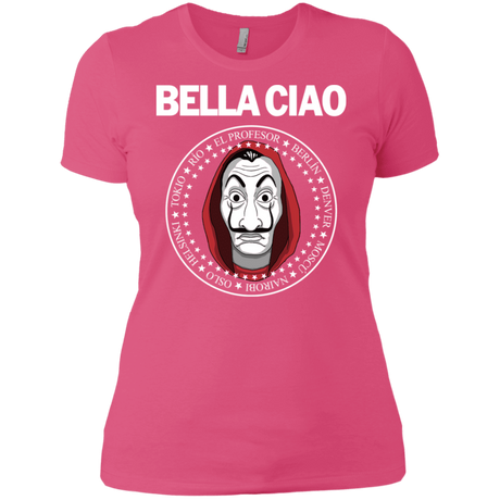 T-Shirts Hot Pink / X-Small Bella Ciao Women's Premium T-Shirt