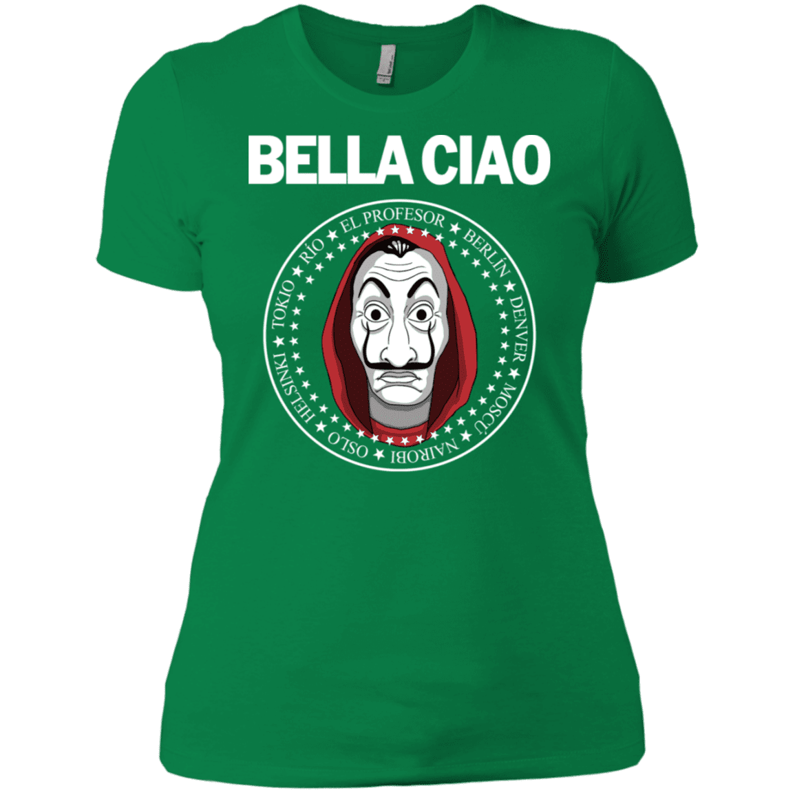 T-Shirts Kelly Green / X-Small Bella Ciao Women's Premium T-Shirt