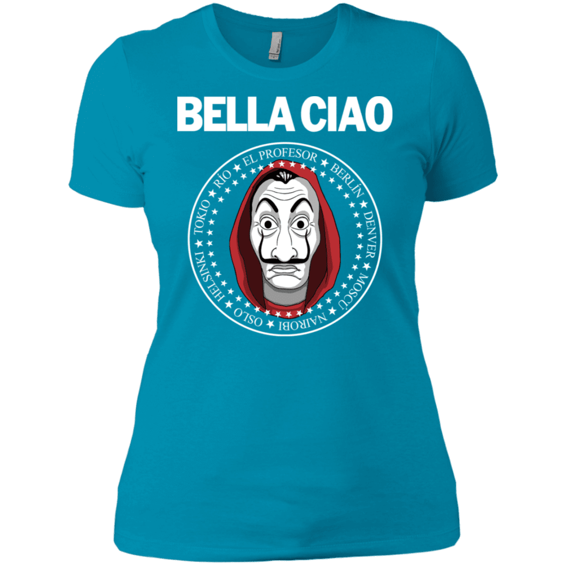 T-Shirts Turquoise / X-Small Bella Ciao Women's Premium T-Shirt