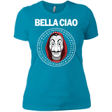 T-Shirts Turquoise / X-Small Bella Ciao Women's Premium T-Shirt