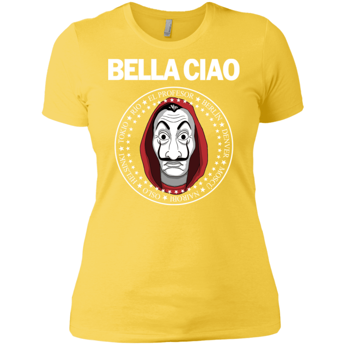 T-Shirts Vibrant Yellow / X-Small Bella Ciao Women's Premium T-Shirt