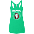 T-Shirts Envy / X-Small Bella Ciao Women's Triblend Racerback Tank