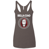 T-Shirts Macchiato / X-Small Bella Ciao Women's Triblend Racerback Tank