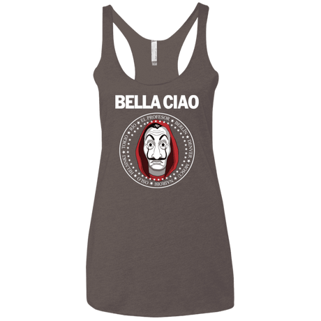 T-Shirts Macchiato / X-Small Bella Ciao Women's Triblend Racerback Tank