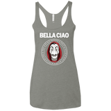 T-Shirts Venetian Grey / X-Small Bella Ciao Women's Triblend Racerback Tank