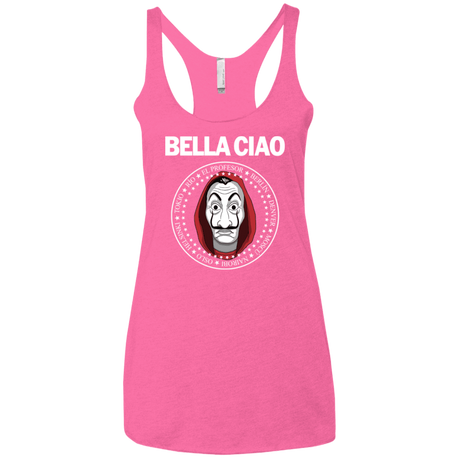 T-Shirts Vintage Pink / X-Small Bella Ciao Women's Triblend Racerback Tank