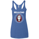 T-Shirts Vintage Royal / X-Small Bella Ciao Women's Triblend Racerback Tank