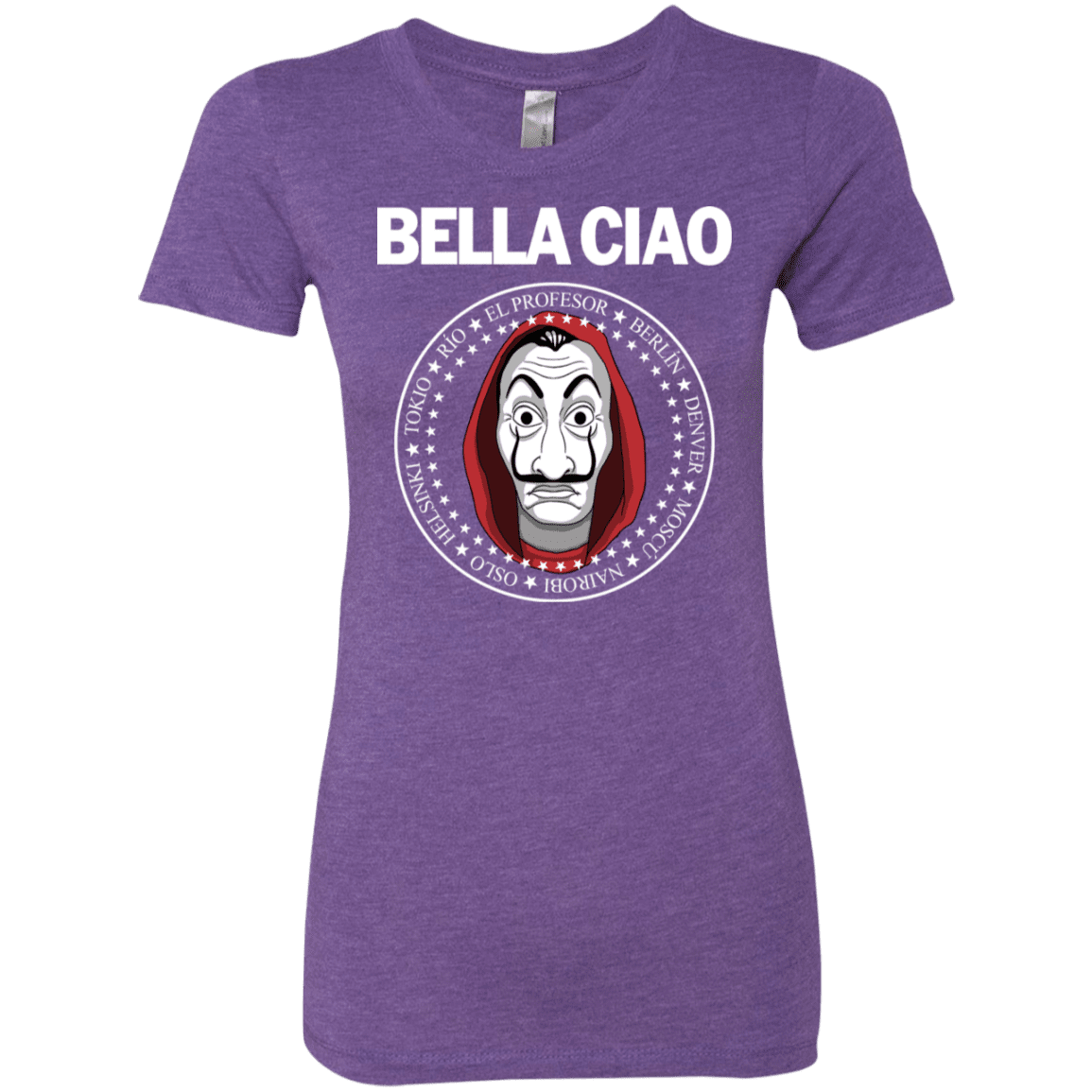 T-Shirts Purple Rush / S Bella Ciao Women's Triblend T-Shirt