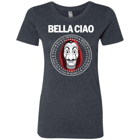T-Shirts Vintage Navy / S Bella Ciao Women's Triblend T-Shirt