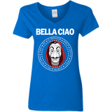 T-Shirts Royal / S Bella Ciao Women's V-Neck T-Shirt