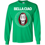 T-Shirts Irish Green / YS Bella Ciao Youth Long Sleeve T-Shirt