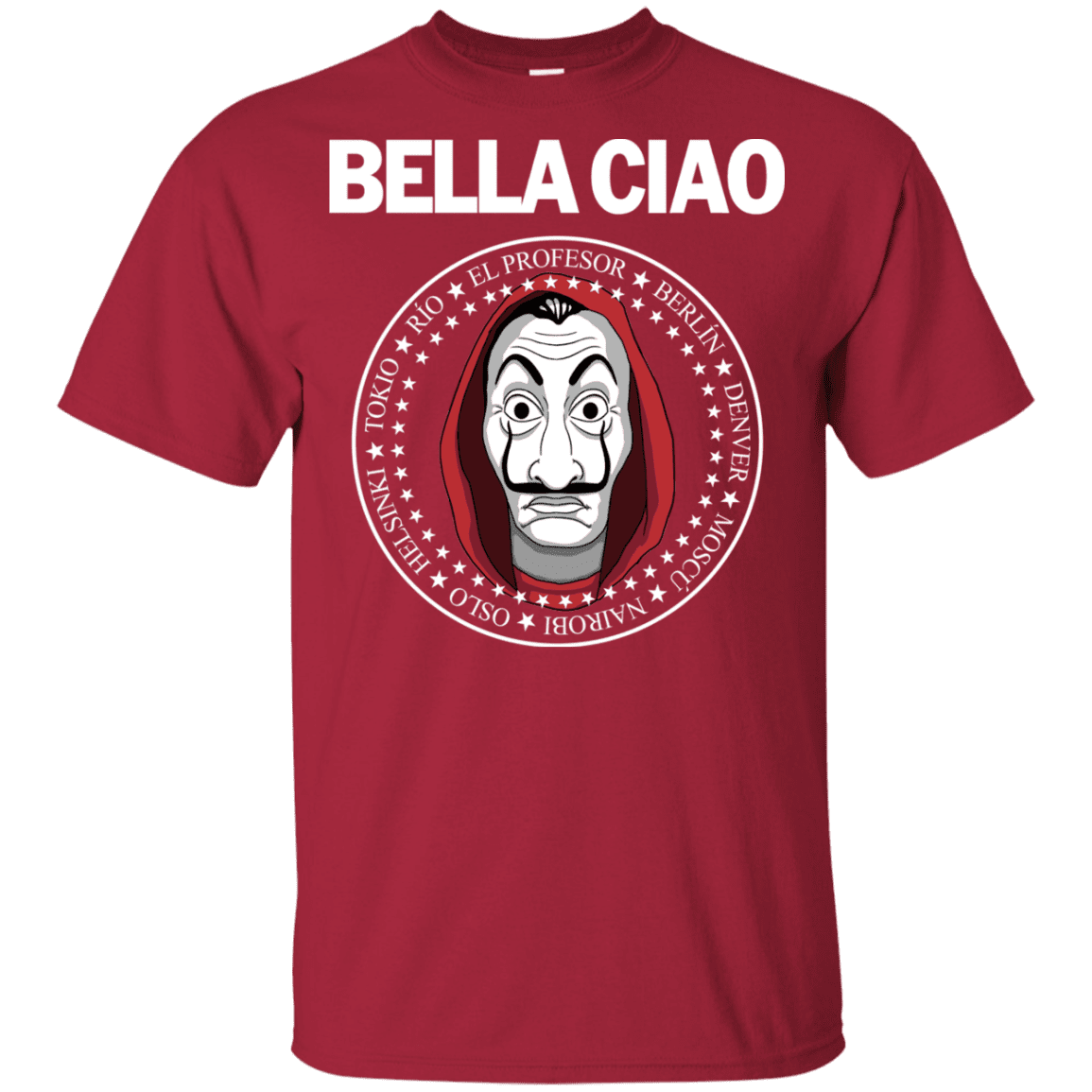 T-Shirts Cardinal / YXS Bella Ciao Youth T-Shirt