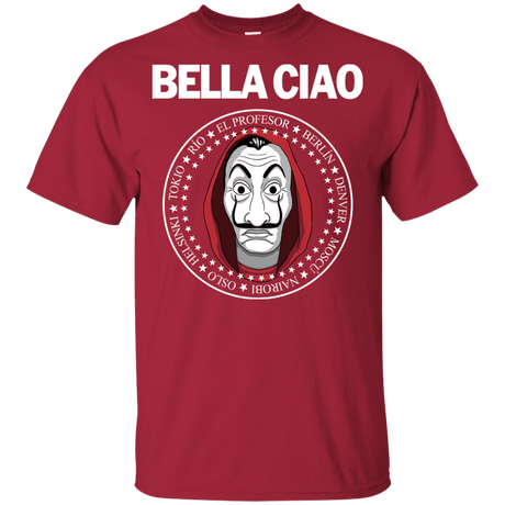 T-Shirts Cardinal / YXS Bella Ciao Youth T-Shirt