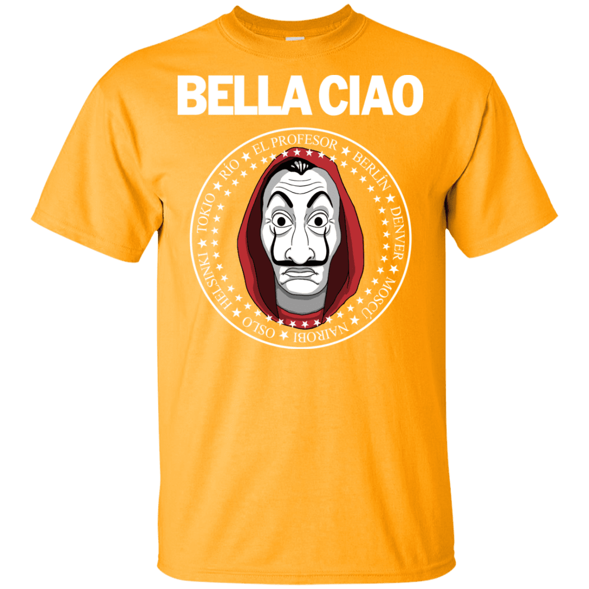 T-Shirts Gold / YXS Bella Ciao Youth T-Shirt