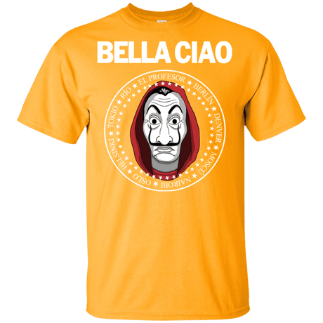 T-Shirts Gold / YXS Bella Ciao Youth T-Shirt