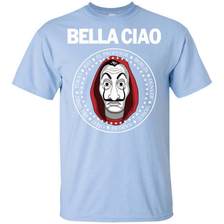 T-Shirts Light Blue / YXS Bella Ciao Youth T-Shirt