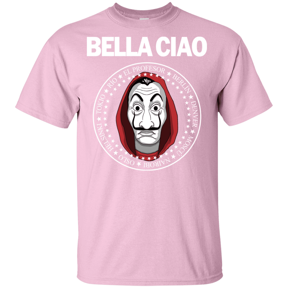 T-Shirts Light Pink / YXS Bella Ciao Youth T-Shirt