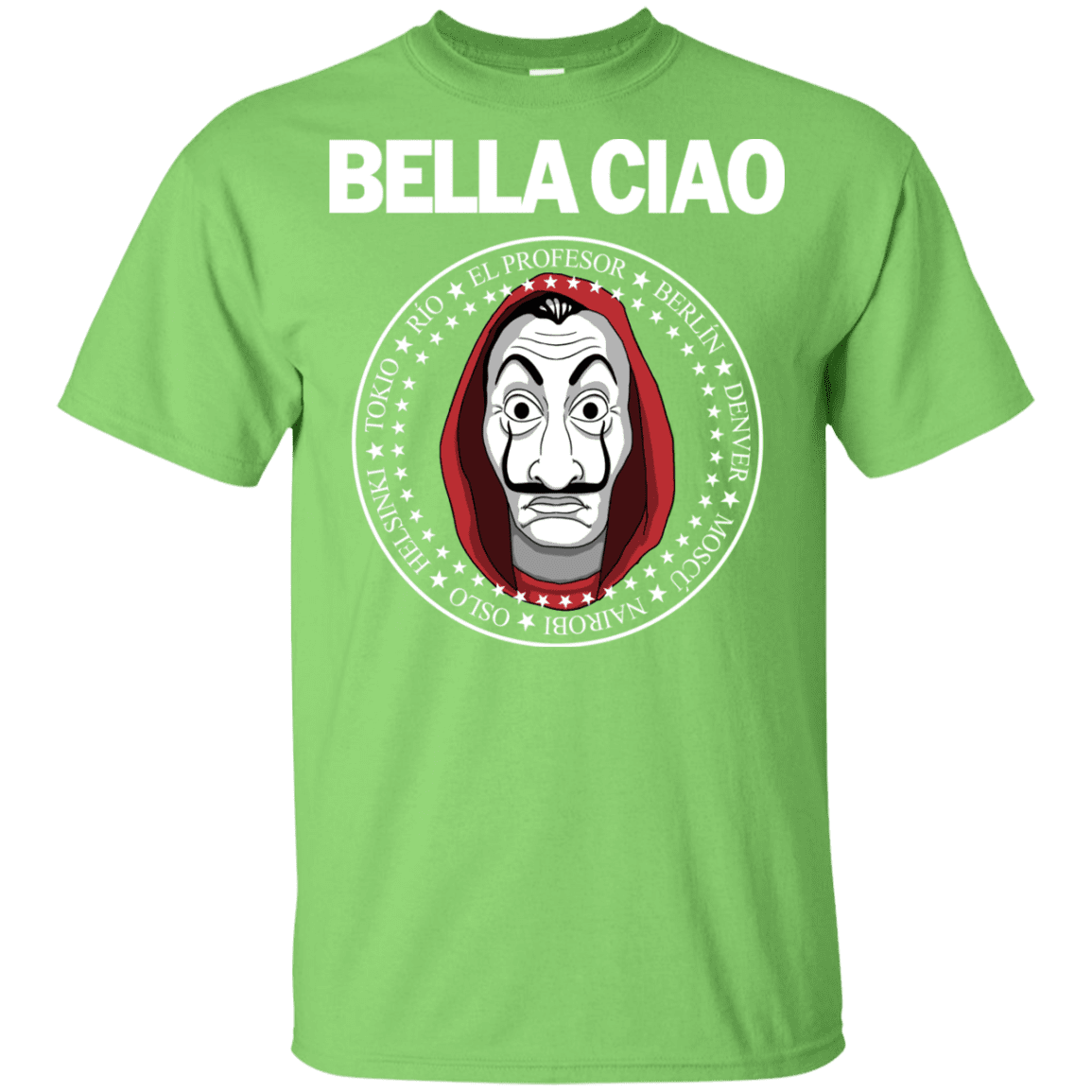 T-Shirts Lime / YXS Bella Ciao Youth T-Shirt